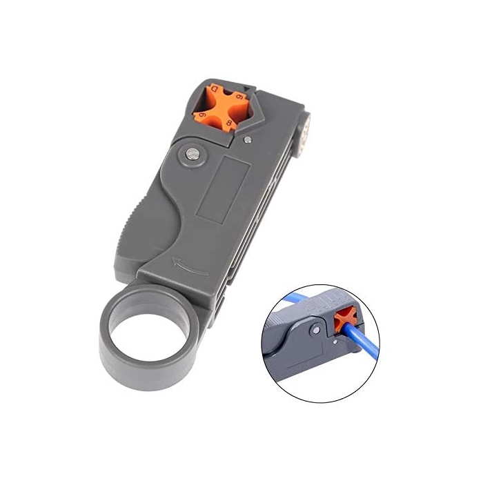 Rotary Cable Stripper for Coax Cables RG59 RG62 RG6 RG58 & RG174