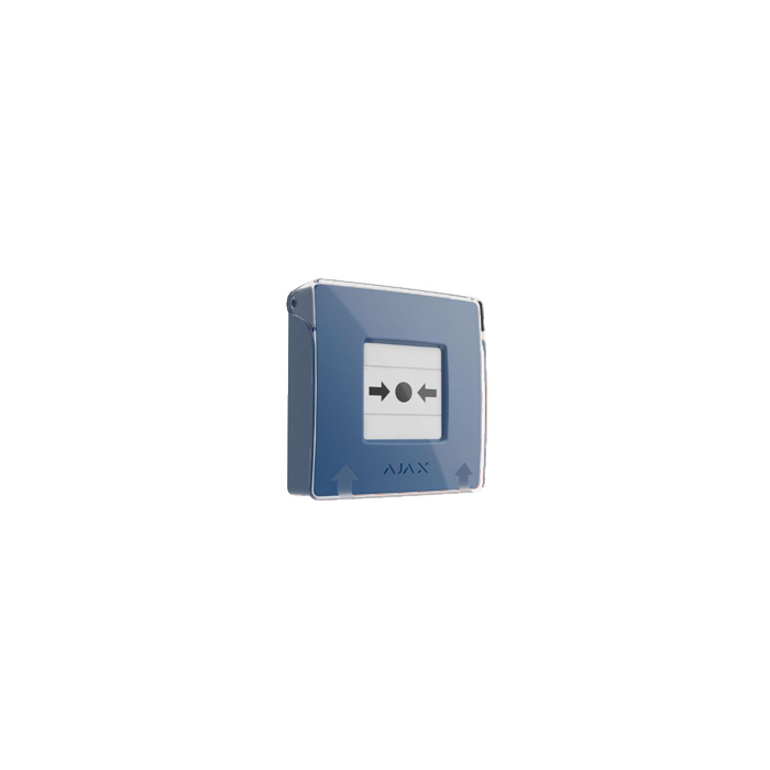 Ajax 71254 ManualCallPoint (Blue) Jeweller - EN54 Fire Alarm Call Point | netviewcctv.co.uk