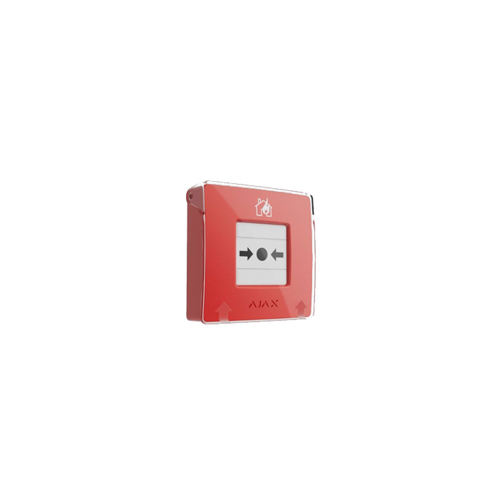 Ajax 60815 ManualCallPoint (Red) Jeweller - EN54 Fire Alarm Call Point | netviewcctv.co.uk
