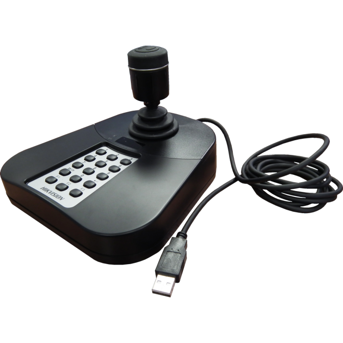 Hikvision USB 3D PTZ Keyboard with Joystick DS-1005KI front view
