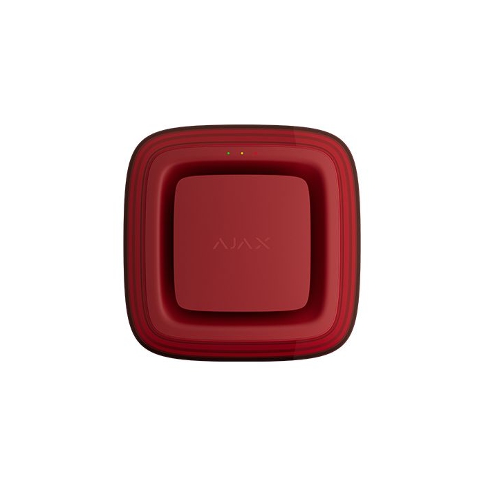 Ajax En54 118601 Fireprotect (Sounder/Vad) - Wireless Fire Alarm Sounder + Visual Alarm Device RED | netviewcctv.co.uk