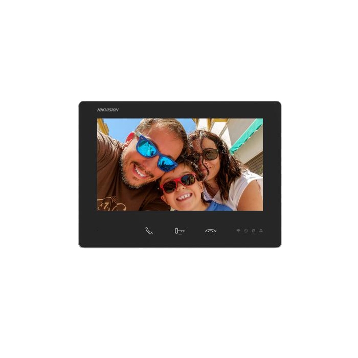 Hikvision 2~Wire HD DS-KH7300EY-TE2 Indoor Station 7“ TouchScreen 48v BLACK