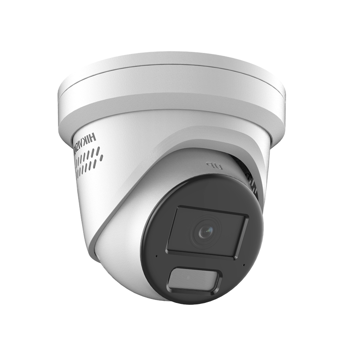 Hikvision DS-2CD2346G3-IZS2UY/SL 4MP 2.8/4mm Motorized Varifocal Lens AcuSense Darkfighter Turret IP Camera Strobe/Siren/Mic/Speaker WHITE