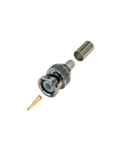 BNC Crimp Professional 3-Part Connectors for RG59 Coax Cable