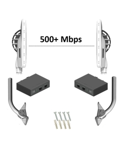 Wireless PTP Bridge Kit 500+Mbps with Brackets