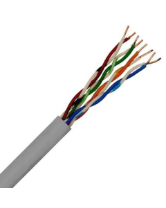 SFX 305m Cat5e Premium UTP Cable Solid Copper PVC Grey