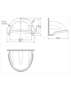 Hikvision DS-1250ZJ Rain Shade Bracket