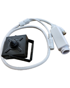 8MP (4K) Covert Square Mini IP Camera PoE with built-in Mic &amp; Audio out - Hikvision PnP &amp; Onvif, Gen2 v3