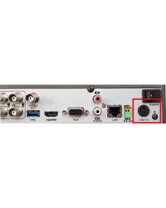 Hikvision DVR Power Supply Connector 4-Pin Male to 2.1mm DC Female Jack