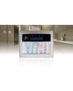 Pyronix EURO-LCDPZ/SCHROME Euro Satin Chrome LCD Prox Keypad