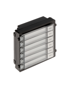 Modular DS-KD-KK/S Video Intercom Nametag Module S/Steel
