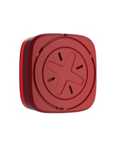 Ajax En54 118601 Fireprotect (Sounder/Vad) - Wireless Fire Alarm Sounder + Visual Alarm Device RED