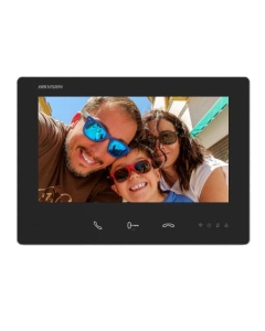 Hikvision 2~Wire HD DS-KH7300EY-TE2/BLACK Indoor Station 7“ TouchScreen BLACK