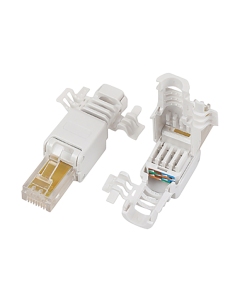 Cat5E Tool-Less RJ45 Crimp for Easy Terminating