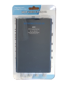 4CH IP over Coax Extender. Long-Range PoE & PoE+ CCTV distance up to 2500m