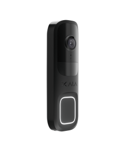 Ajax Doorbell 66391.125.BL1 Video Doorbell with Built-in AI and PIR Sensor BLACK