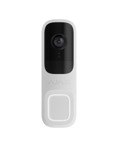 Ajax Doorbell 66390.125.WH1 Video Doorbell with Built-in AI and PIR Sensor WHITE