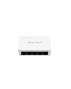 Ruijie RG-ES05F 5-Port 10/100Mbps Fast Ethernet Unmanaged Network Switch Plug & Play Plastic Case