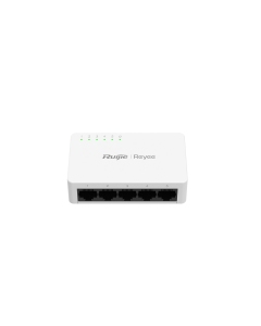 Ruijie RG-ES05G-L 5-Port Gigabit Unmanaged Desktop Switch Plastic Case Plug-and-Play