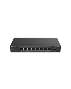 Ruijie RG-ES209MG-P, 8-Port 2.5G Cloud Managed PoE Switch, 1 x 10G Uplink