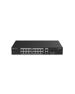 Ruijie RG-ES220GS-LP 20-Port Gigabit PoE Unmanaged Switch 2x SFP Uplinks Long-Range 250m PoE Support