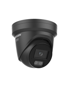 Hikvision DS-2CD2347G3-LIS2UY/SL 4MP G3 Hybrid 2.8mm 111° Turret IP Camera with Mic, Spk, A&A I/O, BLACK